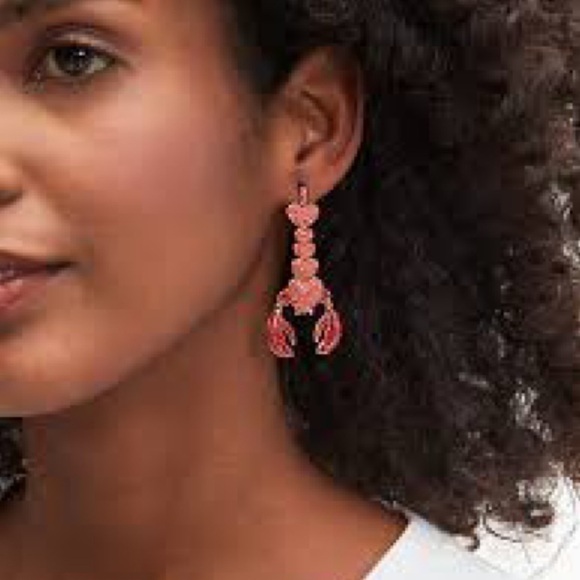 Kate Spade Love Shack Lobster Red Earrings NWT - Picture 5 of 7